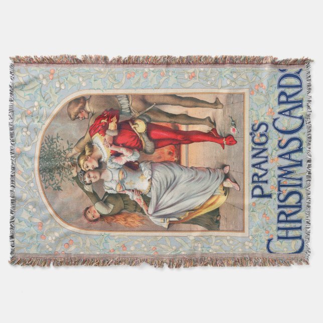 Prang's Weihnachtskarte (ca. 1886) Decke (Vorderseite)