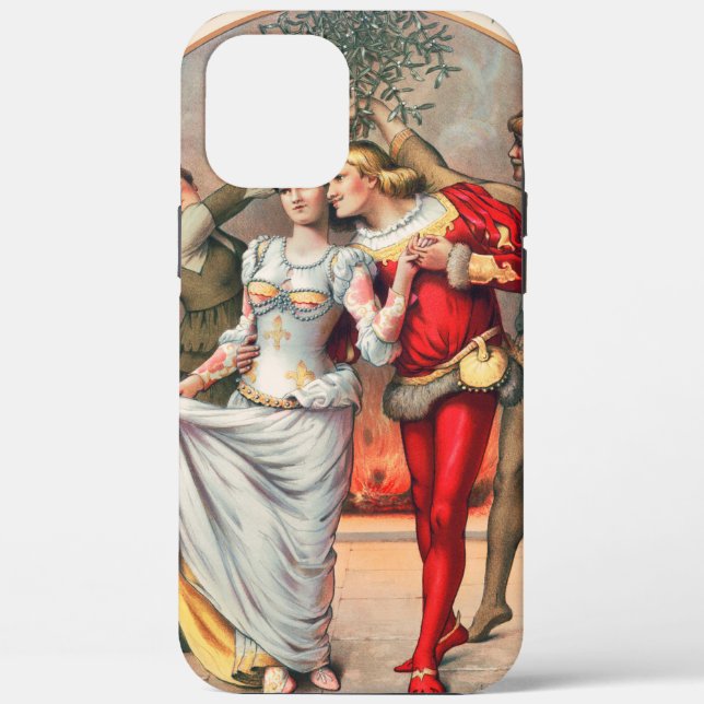 Prang's Weihnachtskarte (ca. 1886) iPhone-Hülle Case-Mate iPhone Hülle (Rückseite)