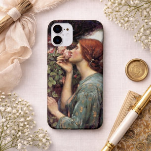 Präraffaelitische Rose Frau Art Nouveau iPhone 16 Hülle
