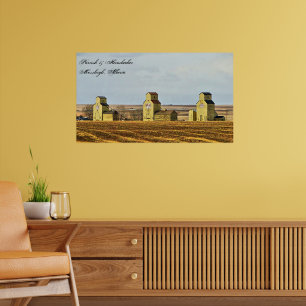 Prärie-Sentinel Mossleigh Alberta Poster
