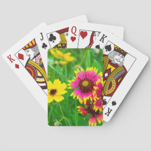 Prärie-Wildblumen in Hill Country Spielkarten