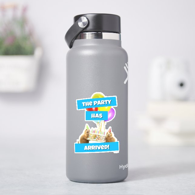 Präriehund-Geburtstagsfeier Aufkleber (HydroFlask)