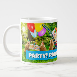 Präriehund-Geburtstagsfeier Jumbo-Tasse