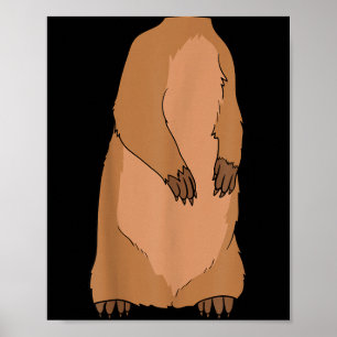 Präriehund-Körperkostüm Einfaches Halloween Lustig Poster