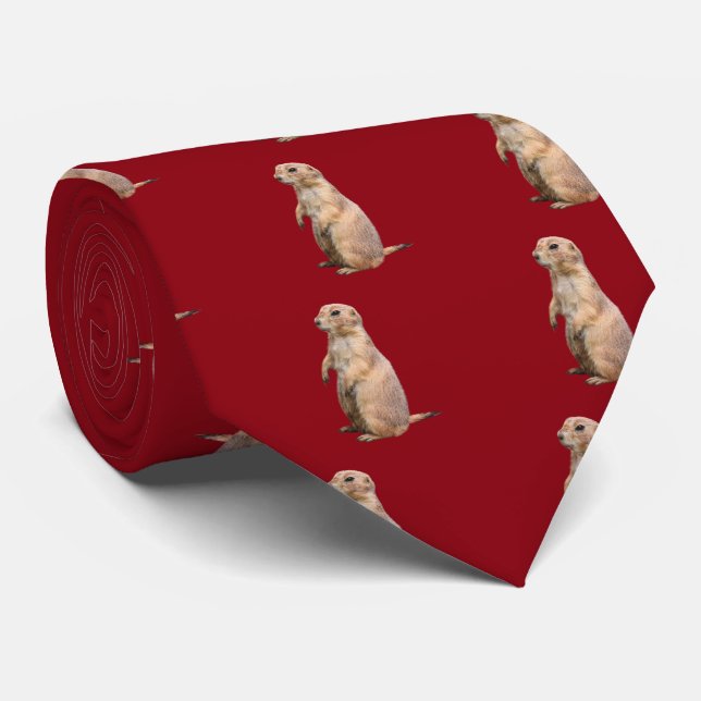 Präriehund Krawatte (Gerollt)