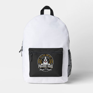 Präriehunde Vielleicht 3 Personen Design Bedruckter Rucksack