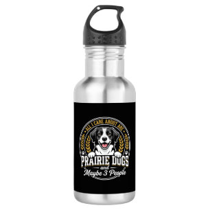 Präriehunde Vielleicht 3 Personen Design Edelstahlflasche