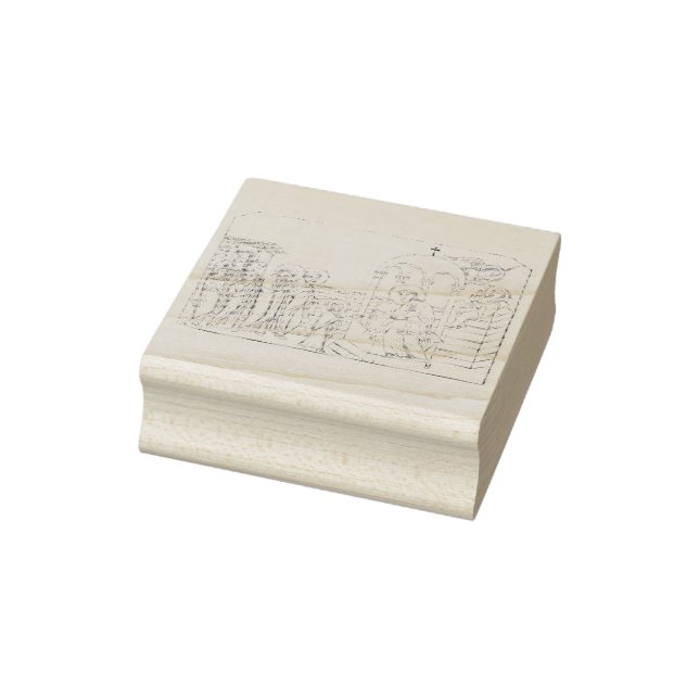 Präsentation der gesegneten Jungfrau Mary Gummistempel (Stempel)