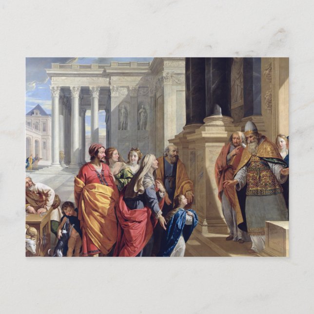 Präsentation der Jungfrau im Tempel Postkarte (Vorderseite)