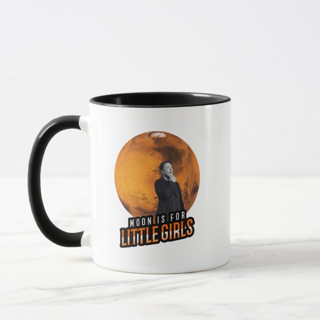 Präsentation der Tasse "Der Mond ist für kleine Mä (Links)