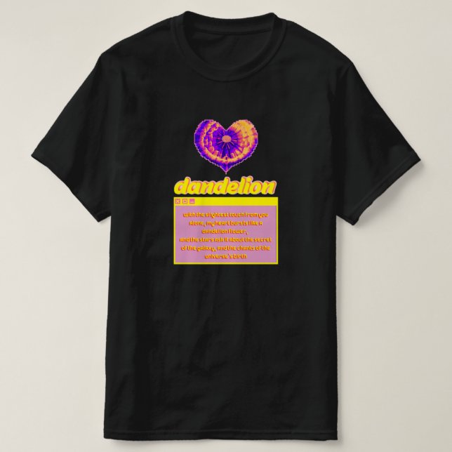Präsentation : Die Wirkung der Liebe im Urknall T-Shirt (Design vorne)
