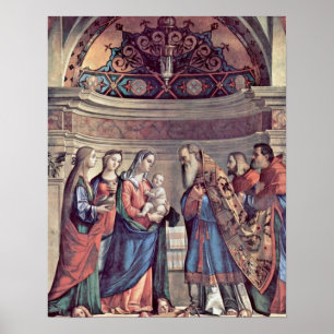 Präsentation von Jesus durch Vittore Carpaccio Poster