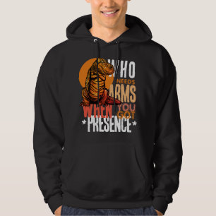 Präsenz über Bizeps: T-Rex-Vertrauen Hoodie
