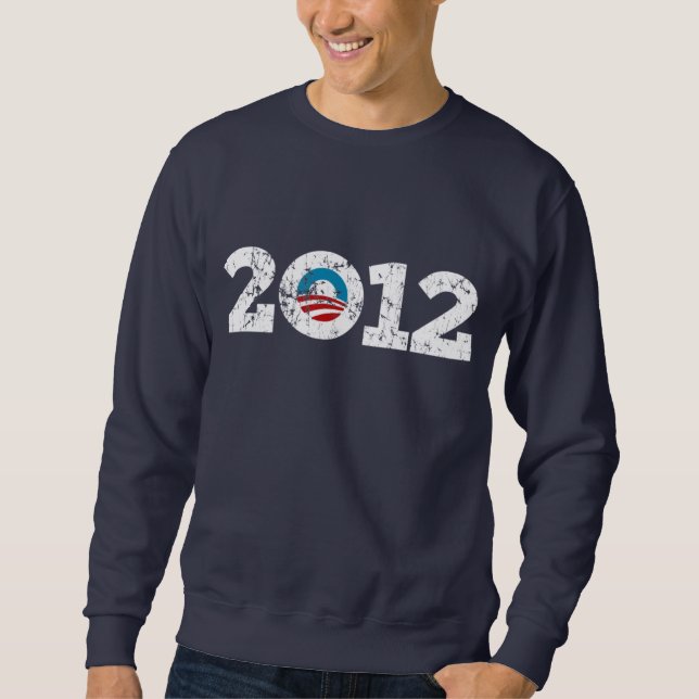 Präsident 2012 Barack Obama Sweatshirt (Vorderseite)