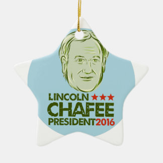 Präsident 2016 Lincoln-Chafee Keramikornament