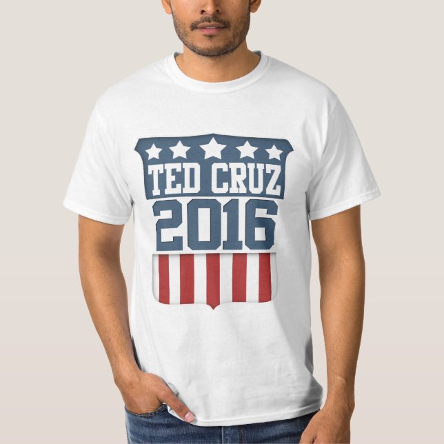 Präsident 2016 Schild Ted-Cruz T-Shirt (Vorderseite)