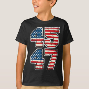 Präsident 45 47 Tag der Amtseinführung Donald Trum T-Shirt