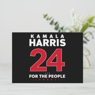 Präsident 47 Kamala Harris 2024 Unterstützen Sie M Einladung