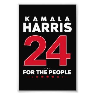Präsident 47 Kamala Harris 2024 Unterstützen Sie M Fotodruck