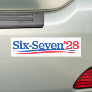 Präsident 67 Wähle Sechs-Sieben 2028 Lustig Autoaufkleber