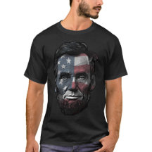 Präsident Abraham Abe Lincoln USA Flaggenüberlager