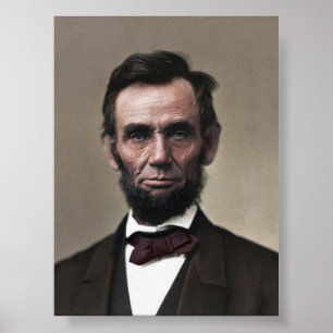 Präsident Abraham Lincoln Poster
