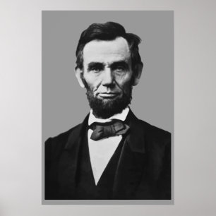 Präsident Abraham Lincoln Poster
