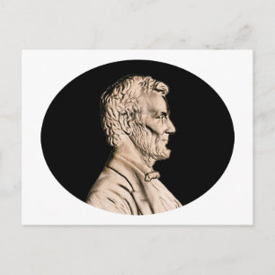 Präsident Abraham Lincoln Postkarte