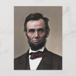 Präsident Abraham Lincoln Postkarte