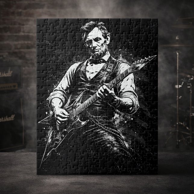 Präsident Abraham Lincoln spielt Gitarre (Von Creator hochgeladen)