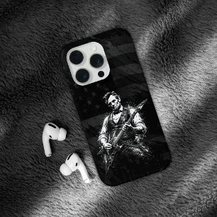 Präsident Abraham Lincoln spielt Gitarre iPhone 15 Pro Hülle