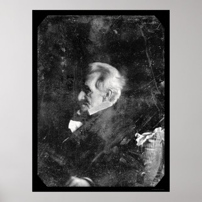 Präsident Andrew Jackson Daguerreotyp 1844 Poster (Vorne)