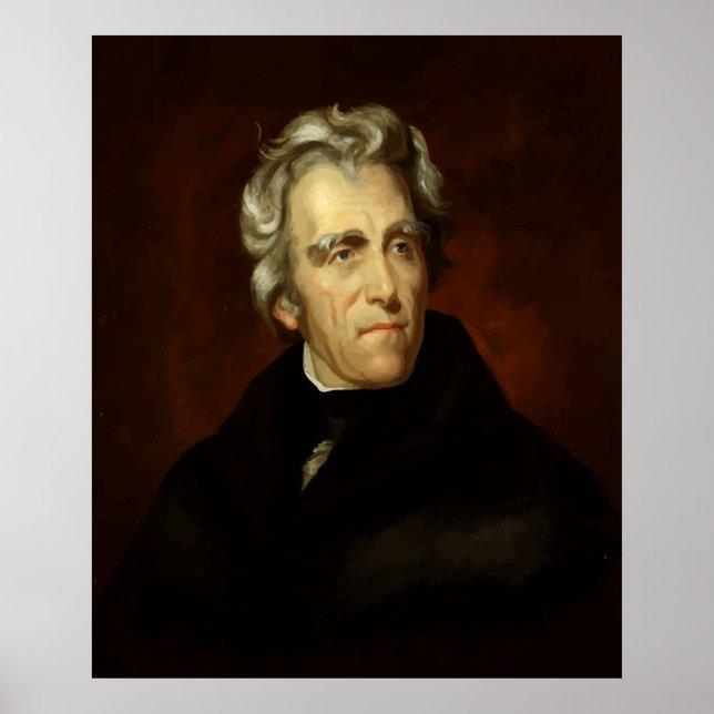 Präsident Andrew Jackson Poster (Vorne)