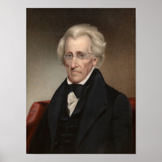 Präsident Andrew Jackson Poster (Vorne)