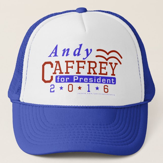 Präsident Andy-Caffrey Wahl 2016 Demokrat Truckerkappe (Vorderseite)