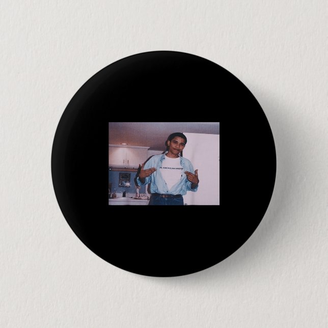 Präsident Barack Hussein Obama Button (Vorderseite)