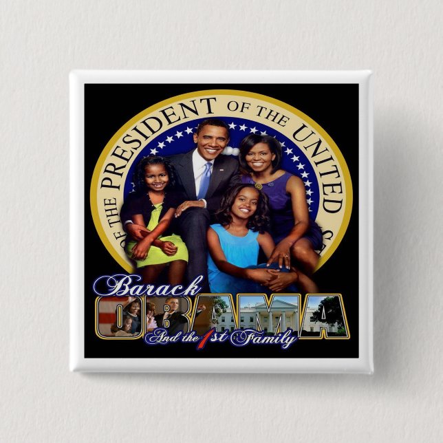 Präsident Barack Obama '08 Button (Vorderseite)