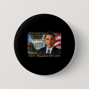 Präsident Barack Obama 2008-2016 US-Präsident Button