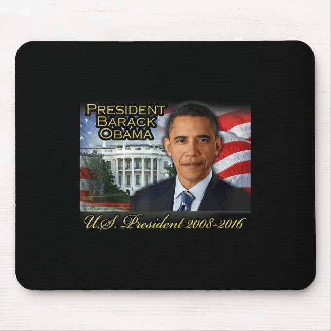 Präsident Barack Obama 2008-2016 US-Präsident Mousepad (Vorne)