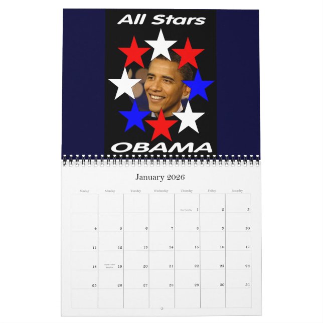 Präsident Barack Obama 2009 Gedenken Kalender (Jan 2026)