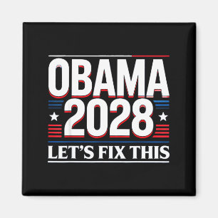 Präsident Barack Obama 2028 Rtrait Patriotischer D Magnet