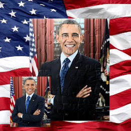 Präsident Barack Obama 2. Amtszeit Porträt 11 x 14