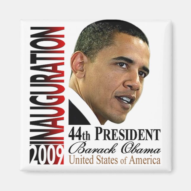 Präsident Barack Obama Einweihungsmagnet Magnet (Vorne)