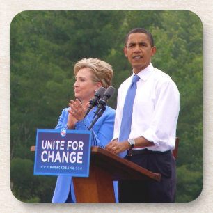 Präsident Barack Obama & Hilary Clinton Untersetzer