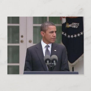 Präsident Barack Obama Postkarte