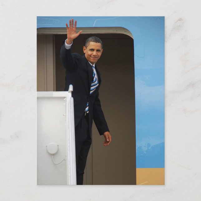 Präsident Barack Obama Postkarte (Vorderseite)