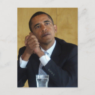 Präsident Barack Obama Postkarte