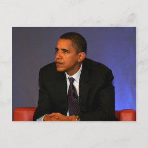 Präsident Barack Obama Postkarte