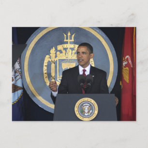 Präsident Barack Obama Postkarte