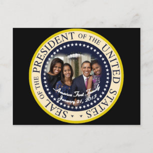 Präsident Barack Obama Postkarte